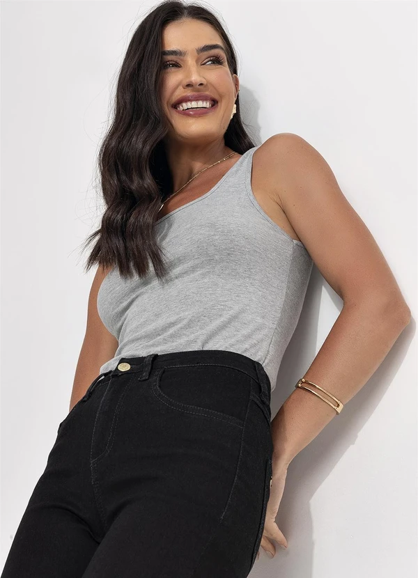 Fakini - Regata em Cotton Cinza 4