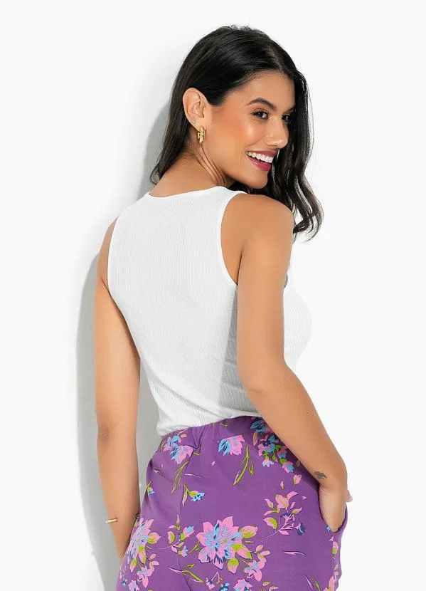 Moda Pop - Retaga Off White Decote Costas Nadador 2