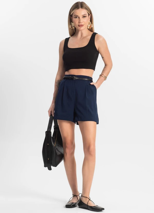 Rovitex - Top Básico Feminino em Ribana Preto 3