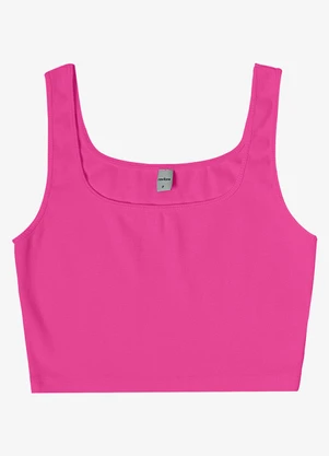Rovitex - Top Básico Feminino em Ribana Rosa - ROVITEX