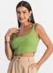 Rovitex - Top Básico Feminino em Ribana Verde - variação: Verde