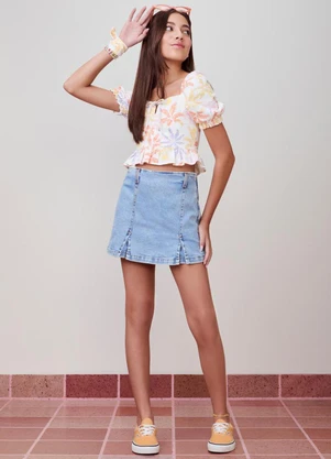 Authoria - Bata Floral  Off White - AUTHORIA