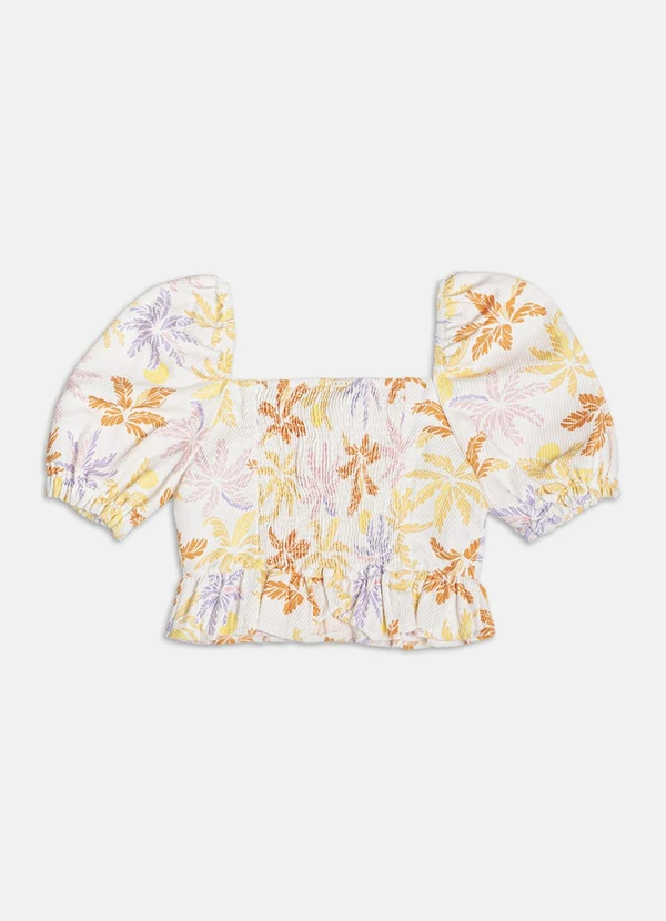 Authoria - Bata Floral Off White 2