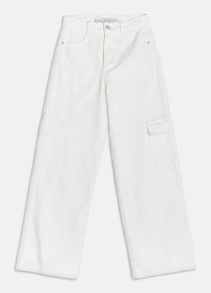 Authoria - Calça de Sarja  Off White - AUTHORIA