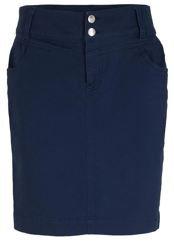 bonprix - Saia Azul Marinho em Jeans 7