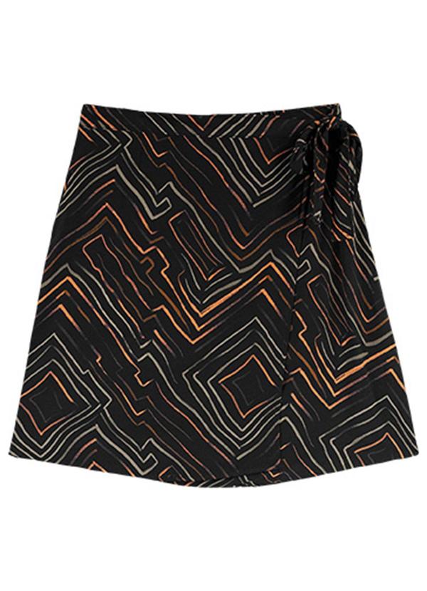 Rezzato - Saia Colorful Escape Adulto Feminino Preto