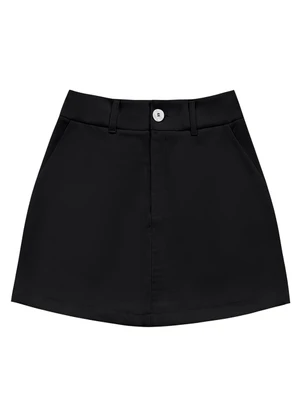 Angel - Saia Curta Alfaiataria Preto - ANGEL