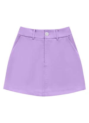 Angel - Saia Curta Alfaiataria Roxo - ANGEL