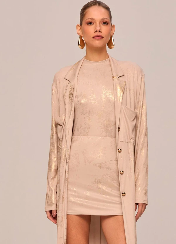 Carlota Costa - Saia Curta de Malha Marrom 3