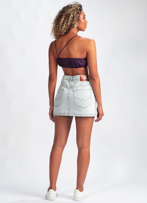 Animale Jeans - Saia Curta Jeans BoxAzul 4