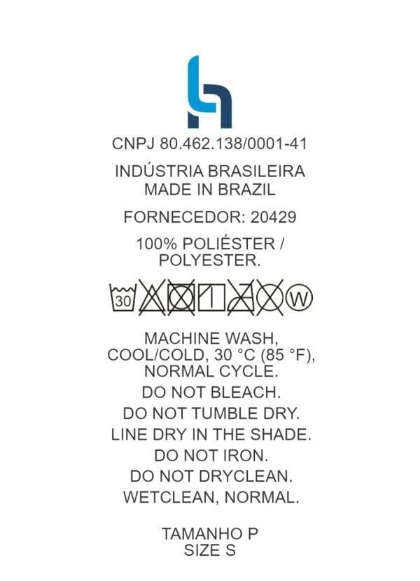 Outlet - Saia Curta Preta Assimétrica com Fenda 13