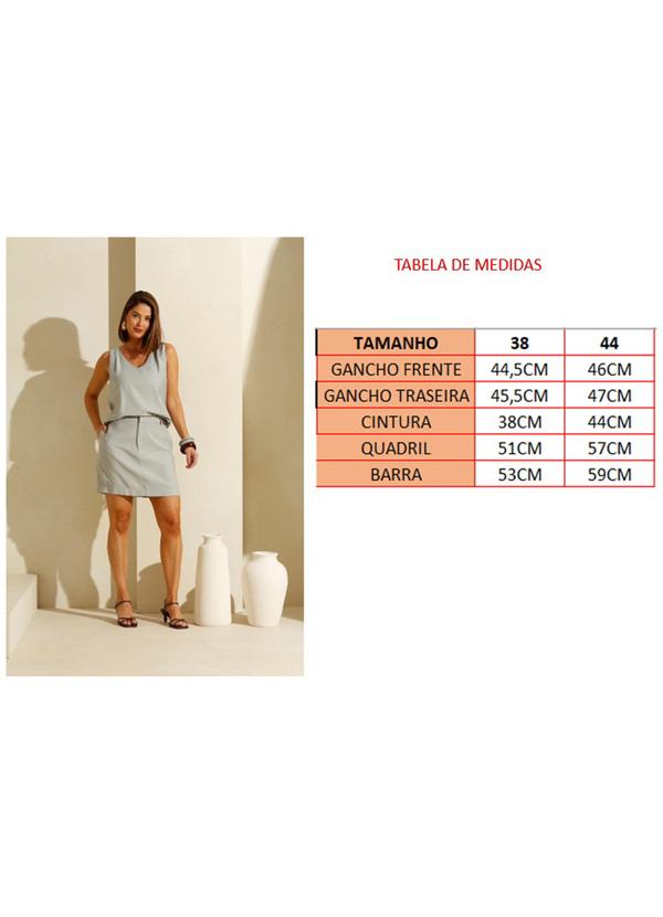 Rafree - Saia Curta Valentino Cinza 4