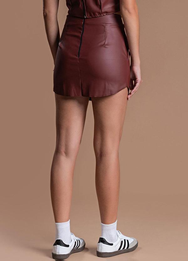 Choyee - Saia em Pu Vermelho 2