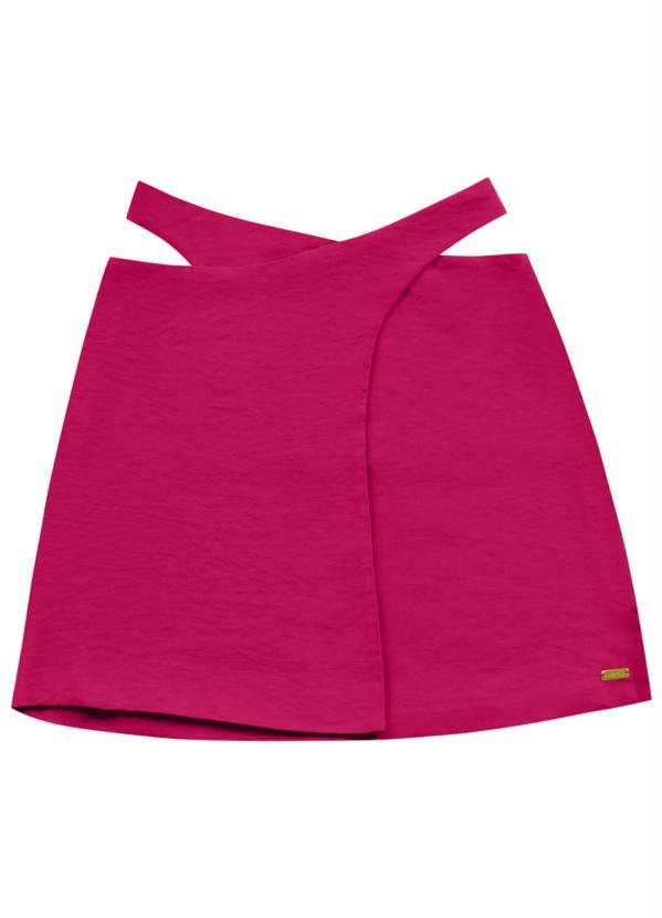 Angel - Saia Evasê Alfaiataria Rosa