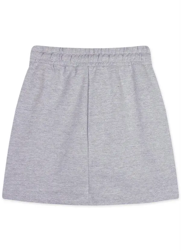 Pakalolo - Saia Feminina Moletom Cinza 4