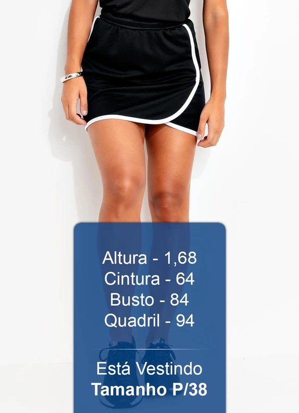 Fila - Saia Feminina Sportstyle Preto 5