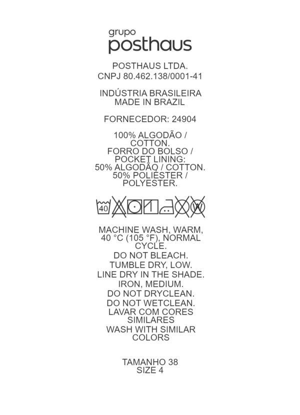 Quintess - Saia Jeans Azul Escuro em Jeans 13