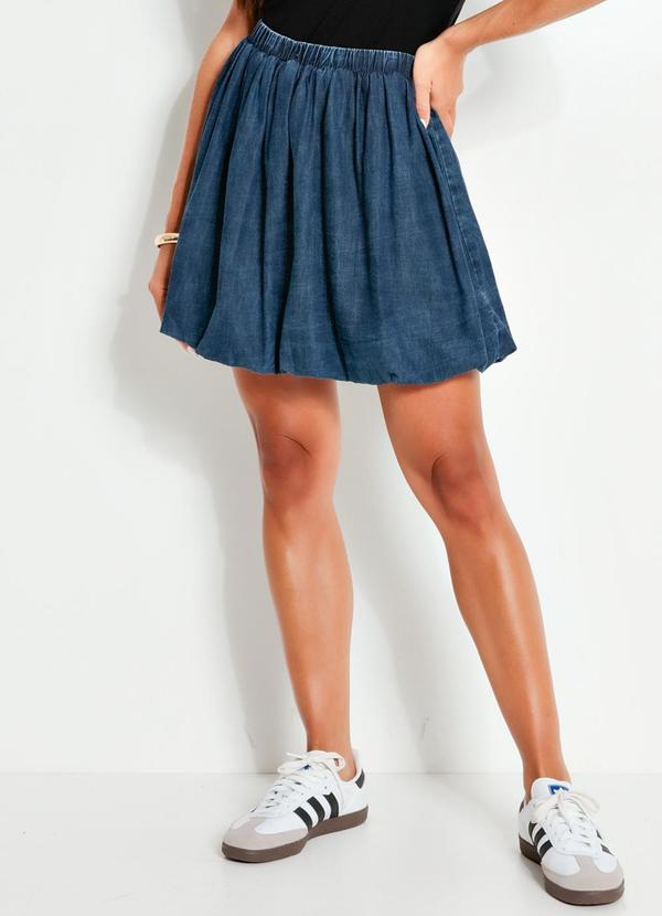 Colcci Jeans - Saia Jeans Cj Azul