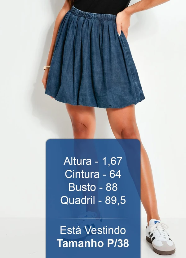 Colcci Jeans - Saia Jeans Cj Azul 6