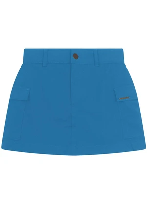 Minty - Saia Juvenil Feminina Sarja Twill Azul - MINTY
