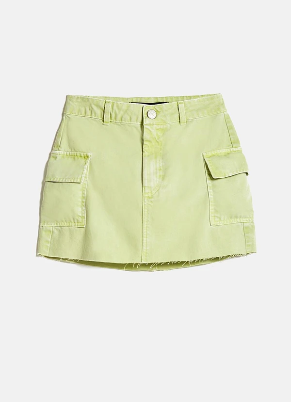 Authoria - Saia Lima de Sarja Cargo Verde Limão 4