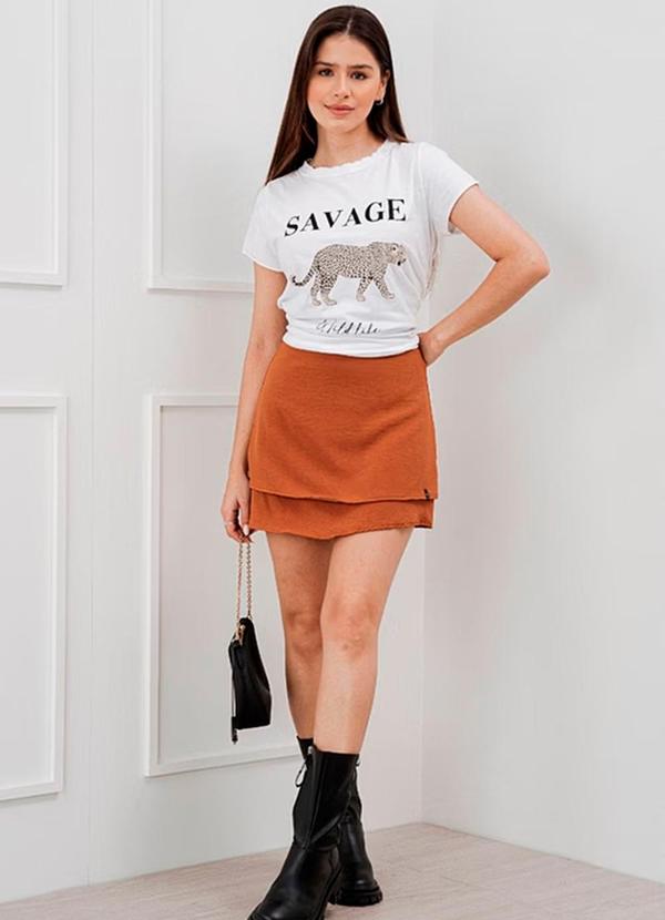 Amo Brand - Saia Manu Canela 2