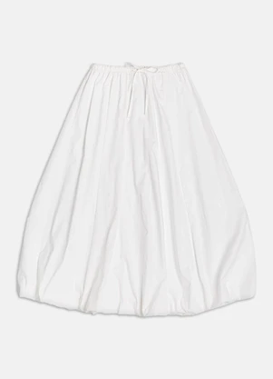Authoria - Saia Midi Balonê  Off White - AUTHORIA
