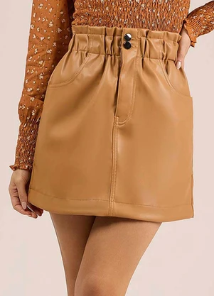 Angel - Saia Mini Marrom - ANGEL