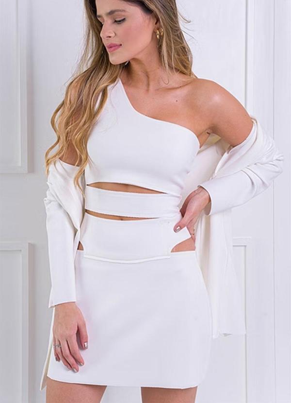 Amo Brand - Saia Neo Recortes Off White 3