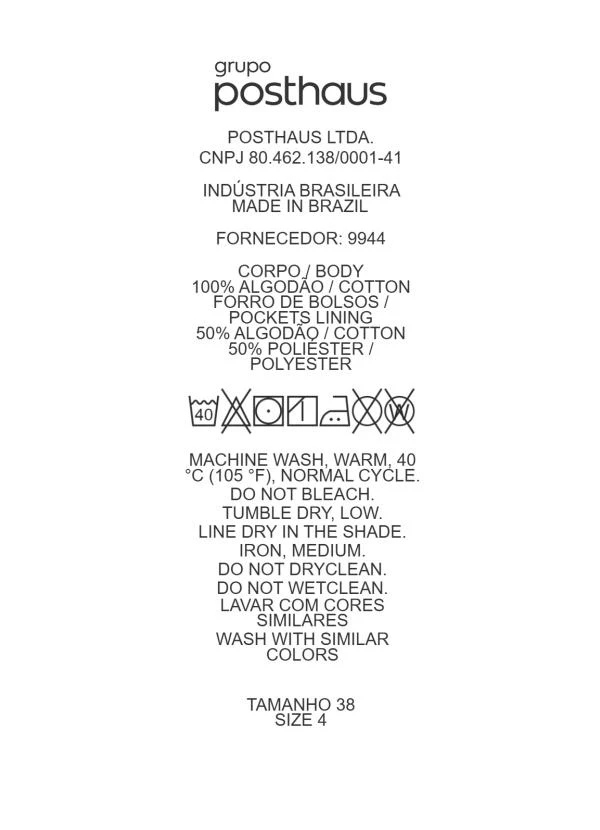 Quintess - Saia Off White em Jeans 10