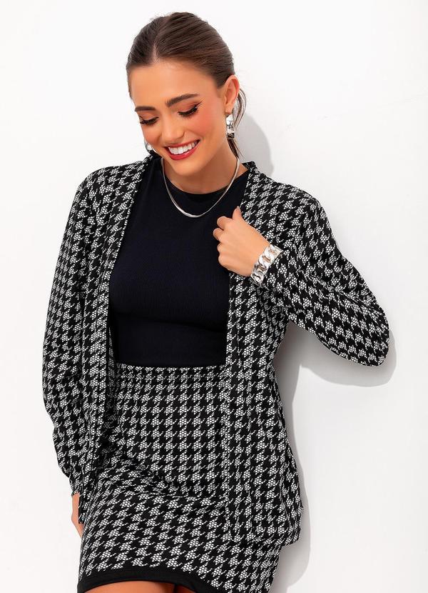 Moda Pop - Saia Pied de Poule em Malha 8