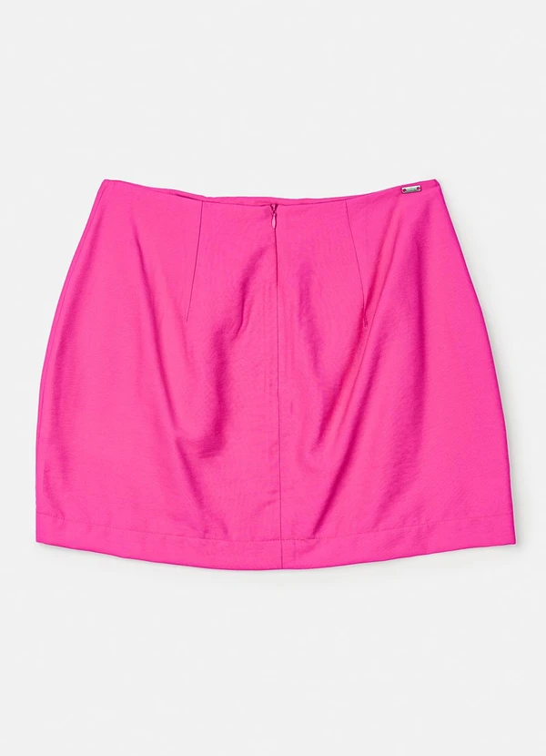 Authoria - Saia Pink com Pingente de Metal Rosa 6