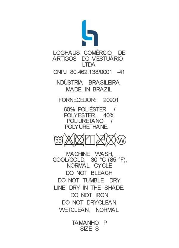 Outlet - Saia Preta Resinada com Babado na Barra 9