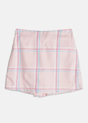 Authoria - Saia Quadriculado  Rosa - AUTHORIA