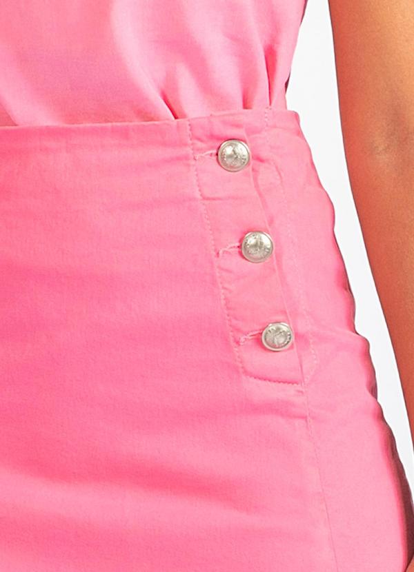 Colcci - Saia Sarja com Elastano Rosa 6
