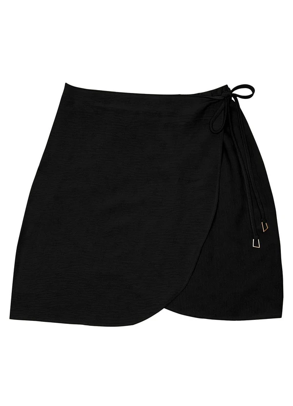 Rovitex - Saia Transpassada em Air Flow Poá Preto 6