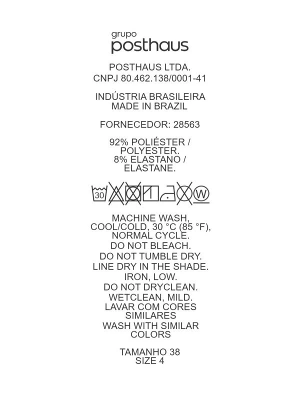 Quintess - Saia Verde Oliva em Crepe Plano 15