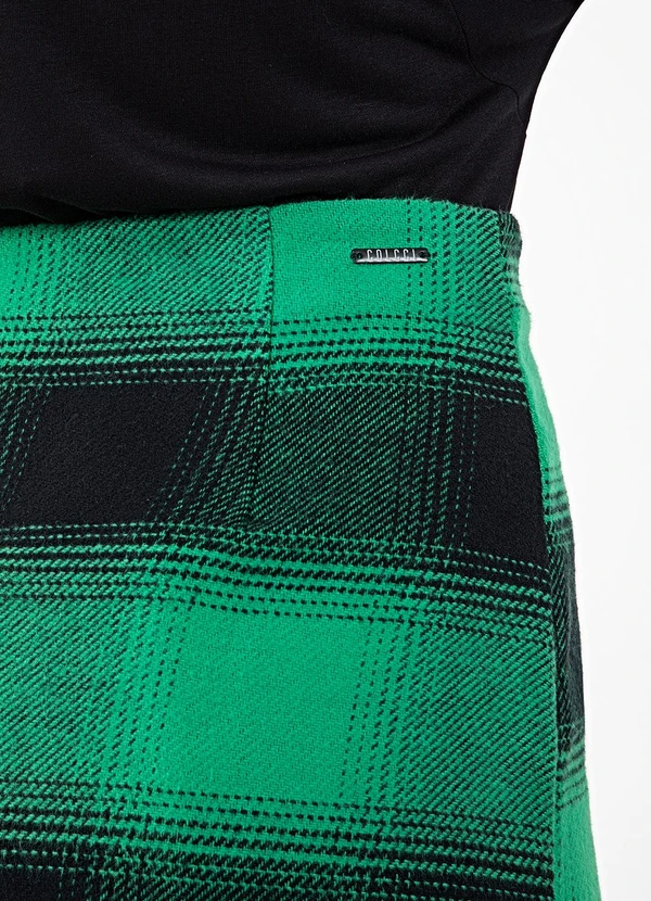 Colcci - Saia Xadrez Preto 6