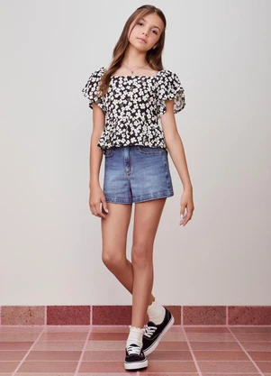 Authoria - Short Jeans  Azul - AUTHORIA