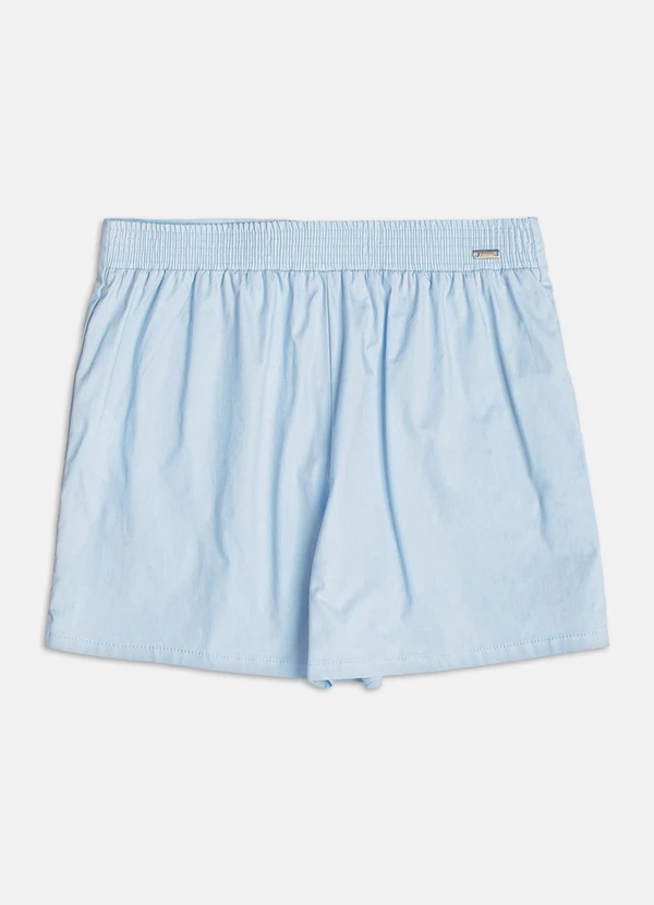 Authoria - Short Saia com Bordado  Azul 2