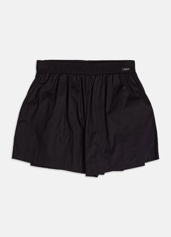 Authoria - Short Saia com Pregas Preto 2