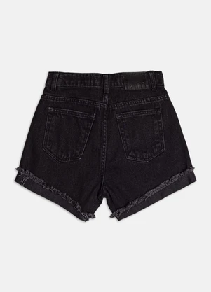 Authoria - Short Trendy de Sarja  Preto - AUTHORIA