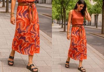 Saia Aquarela em Malha Fria