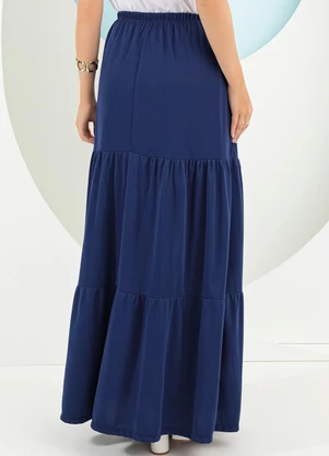 Rosalie - Saia Camadas Azul - ROSALIE
