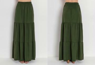 Saia Camadas Verde Militar