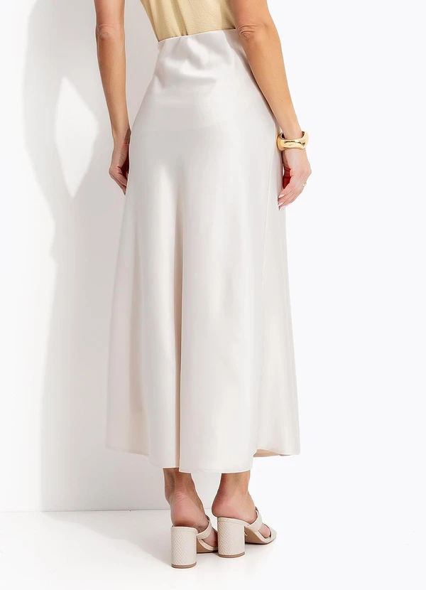 Quintess - Saia Champagne em Cetim 2