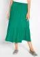 bonprix - Saia com Cordão e Babado Verde - variação: Verde
