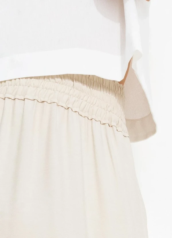 You Premium - Saia em Viscose Bege 7