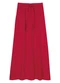 Marialícia - Saia Feminina Longa com Amarração Preto - variação: Vermelho