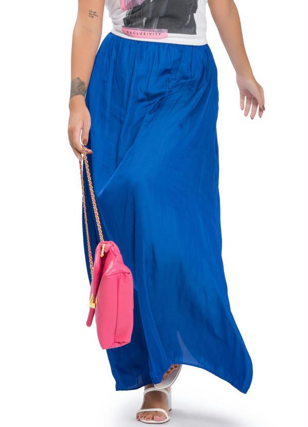 Up Close - Saia Feminina Natalia Azul